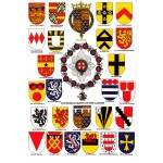 Heraldic Card : Founder Knights of the Garter